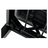 Proline klavírní stolička Deluxe lesklá, černá