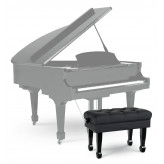 Proline klavírní stolička model W černý lesk