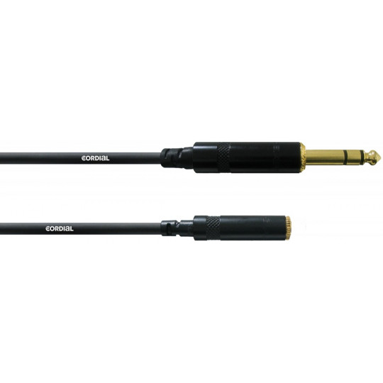 Cordial CFM 3 VY kabel Jack 6,3 - Jack 3,5mm